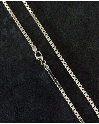 Silver Box Neck Chain