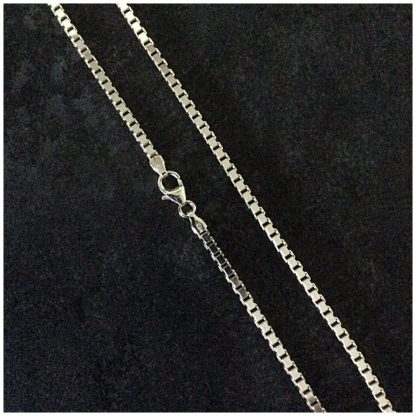 Silver Box Neck Chain