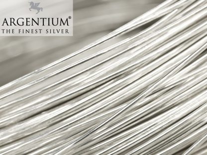 Solid Argentium 935 Silver Round Wire