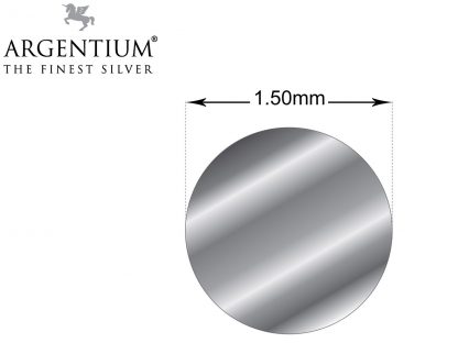 Solid Argentium 935 Silver Round Wire
