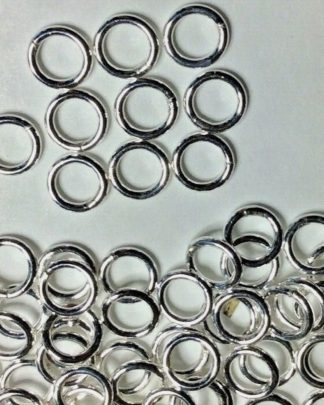 Closed Solid Sterling Silver Jumprings